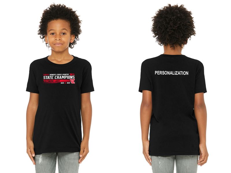 Youth Bella & Canvas Short Sleeve Tee- Black, Heather Grey