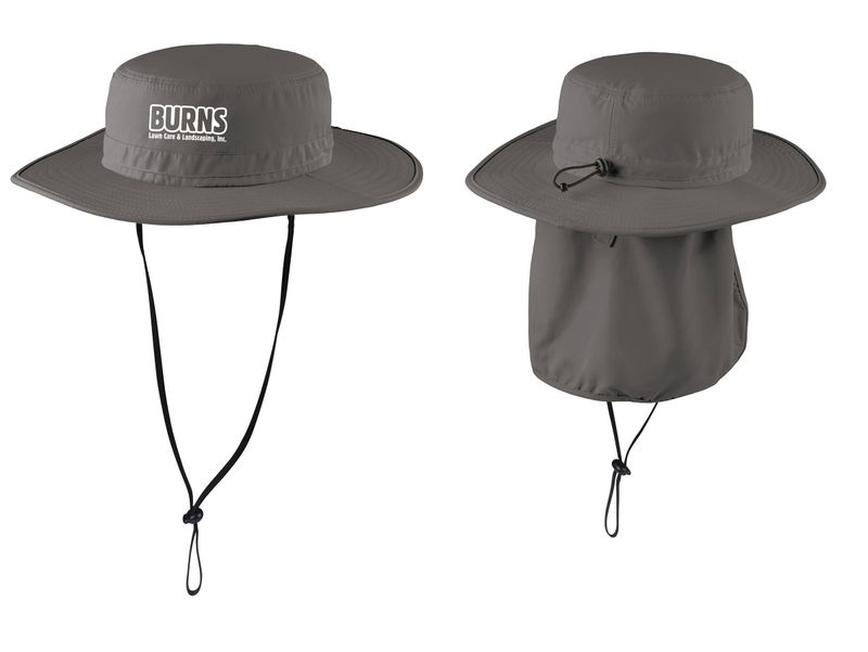 Outdoor Wide-Brim Hat- Grey
