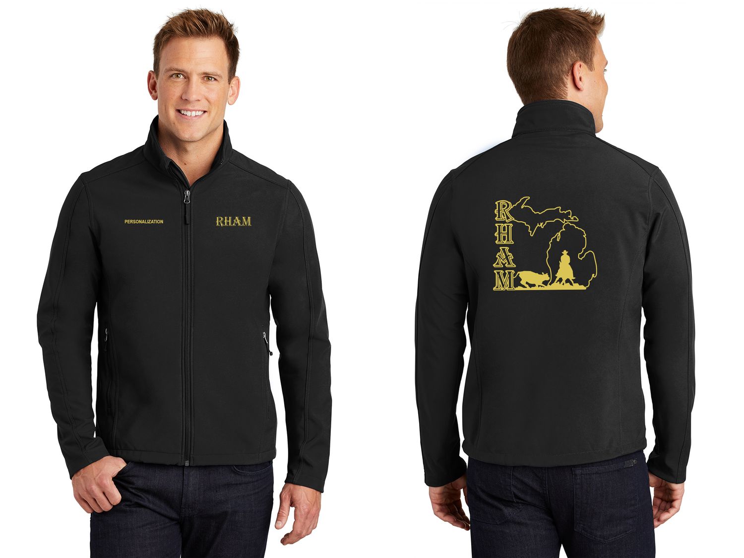 Adult Core Soft Shell Jacket- Black