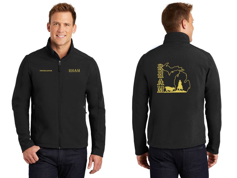 Adult Core Soft Shell Jacket- Black
