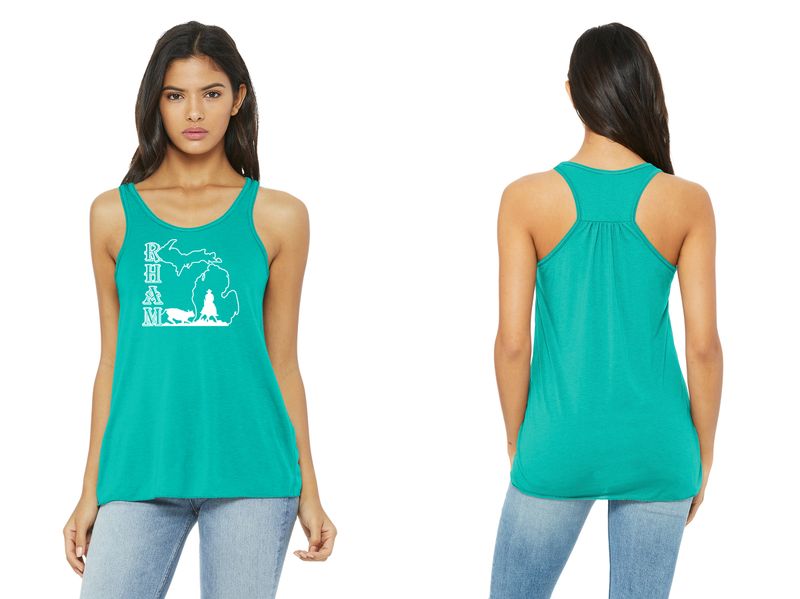 Women’s Bella+Canvas Racer Back Tank- Teal