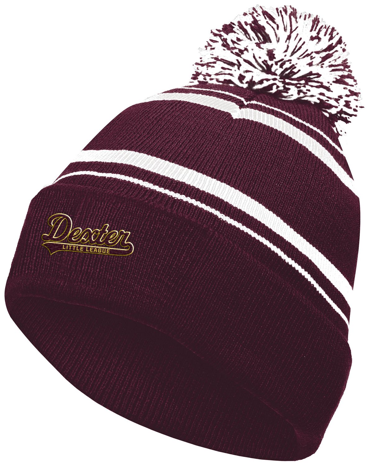 Homecoming Beanie- Maroon, Black