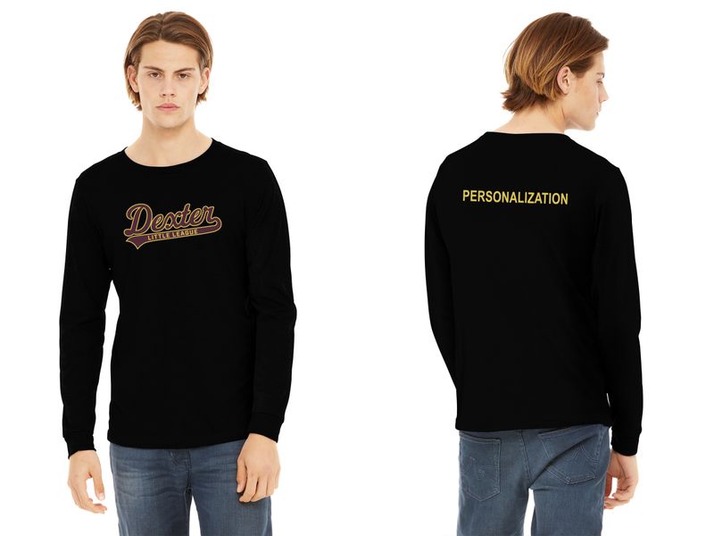 Unisex Triblend Full Color Long Sleeve Tee- Solid Black, Athletic Grey, Maroon