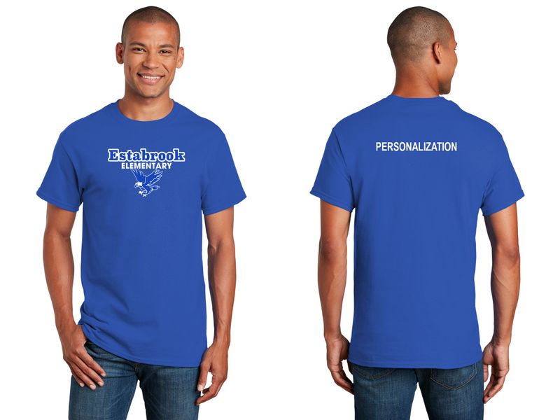 Adult Unisex Cotton Tee- Royal, Sport Grey, White