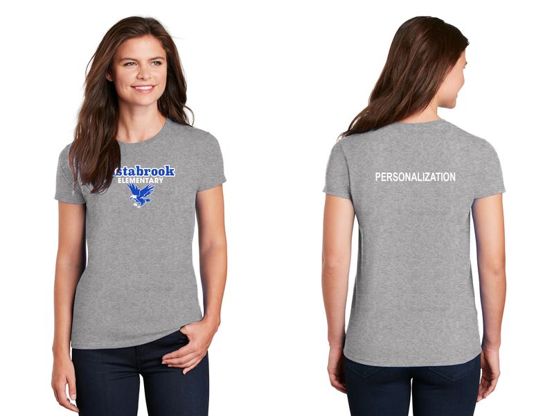 Ladies Ultra Cotton Tee- Royal, Sport Grey, White