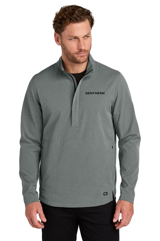 OGIO Aspect 1/2-Zip Pullover- Black, Grey