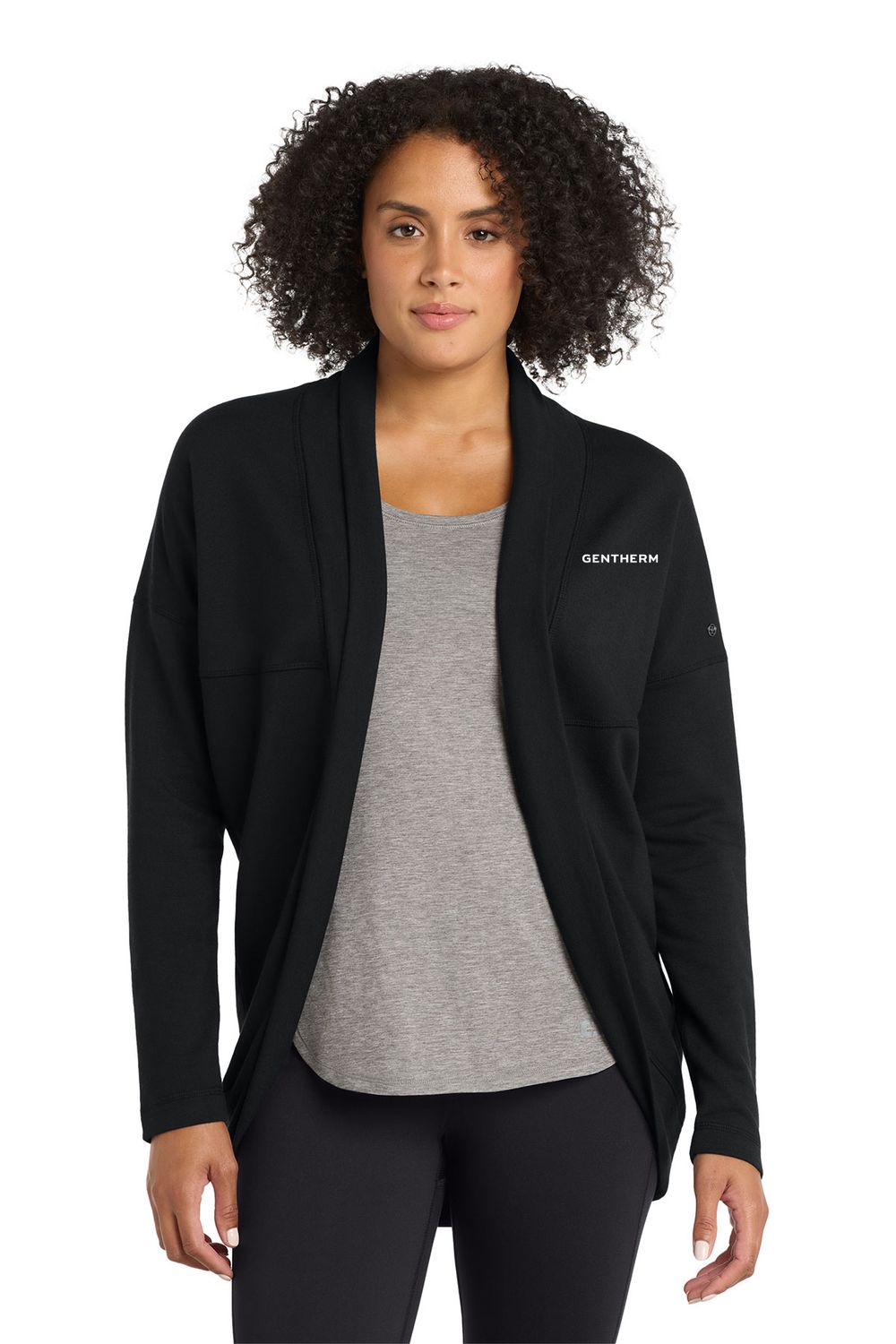 NEW OGIO Women's Luuma Cocoon Fleece- Black, Grey