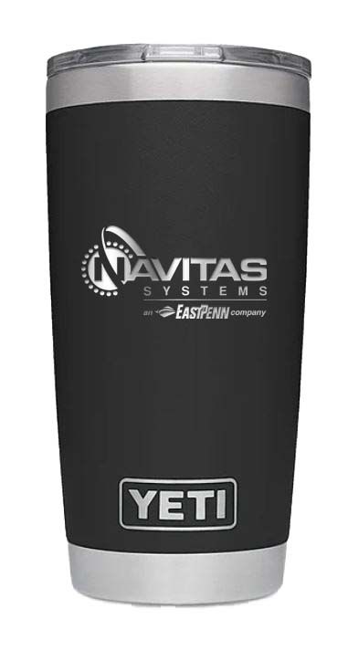YETI 20 .oz / 30 oz. Stainless Steel Tumbler - Black - Engraved