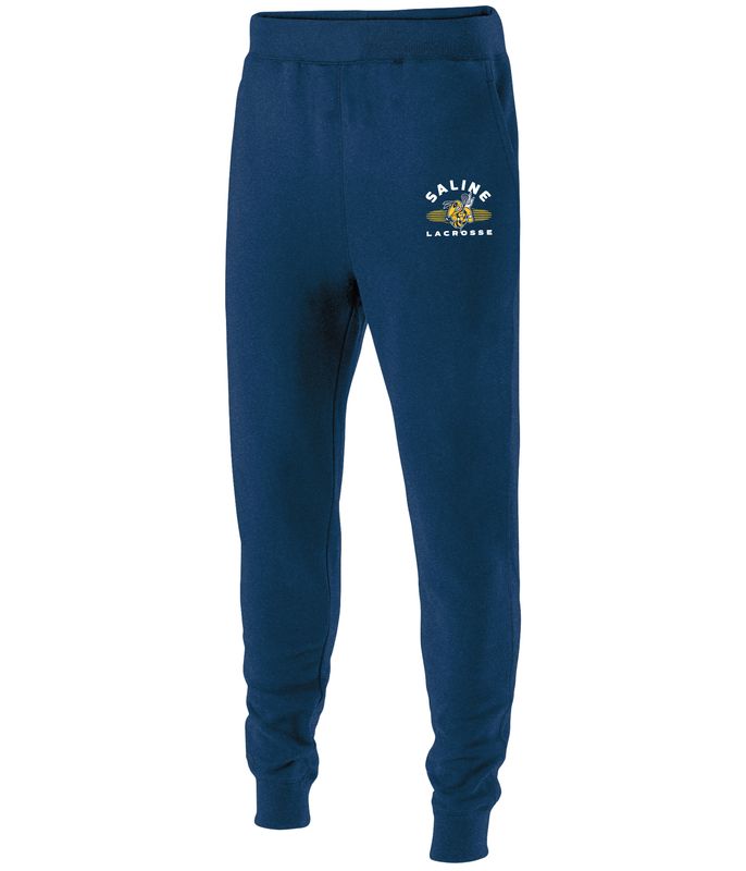 Youth Fleece Jogger - Navy/Heather Grey