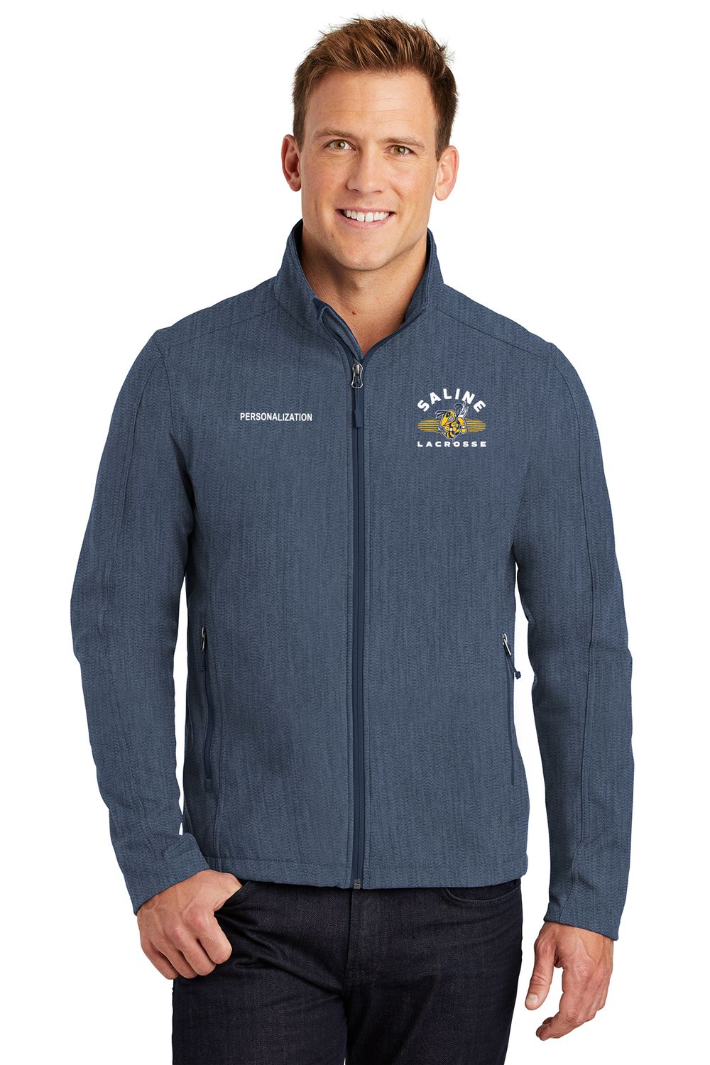 Core Soft Shell Jacket - Navy/Grey
