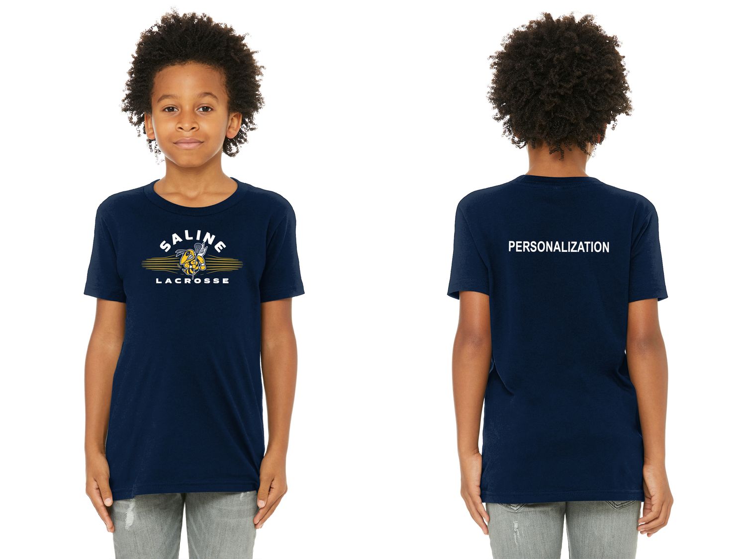 Youth Jersey Short Sleeve Tee - Navy