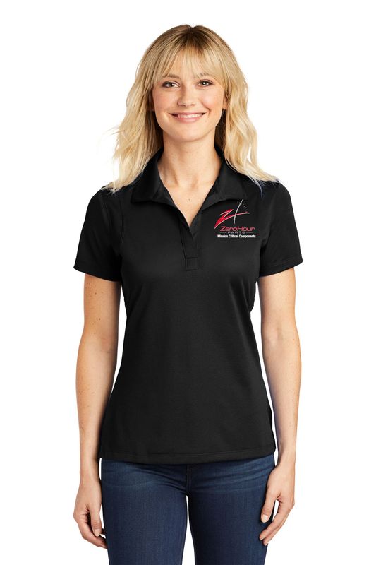 Women's Short Sleeve Polo- Black, Light Grey, Red, White