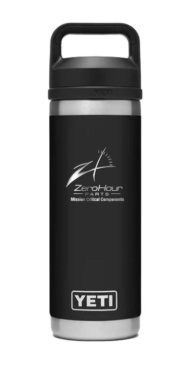 Yeti Rambler Bottle with Chug Cap- Black