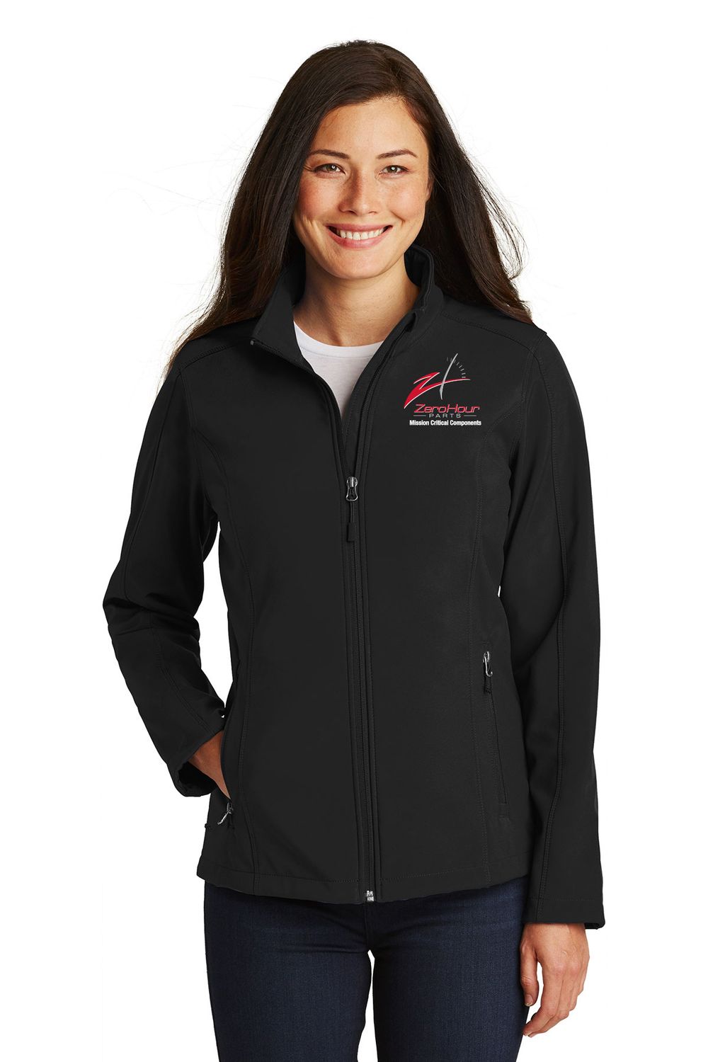 Ladies Core Soft Shell Jacket- Black, Smoke Grey, Red