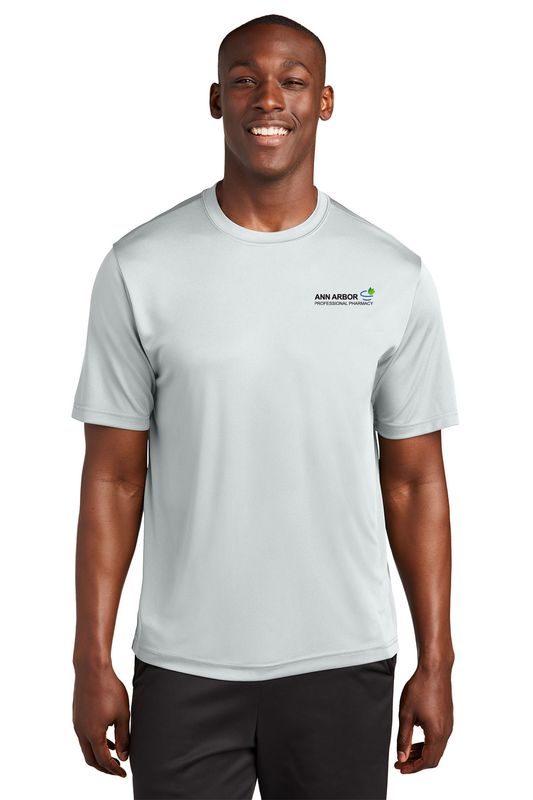 Unisex Performance Short Sleeve Tee-Black or Silver