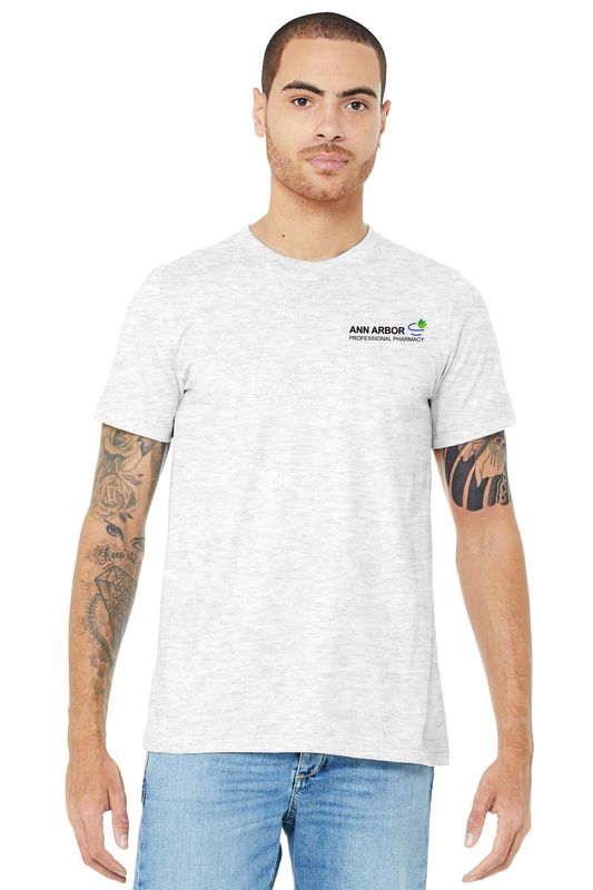 Unisex Jersey Short Sleeve Tee-Black or Ash