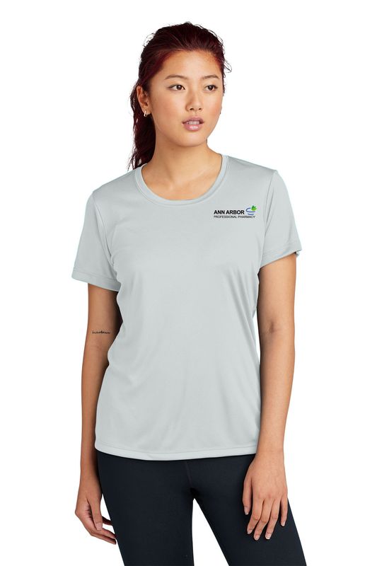 Women's Performance Short Sleeve Tee-Black or Silver