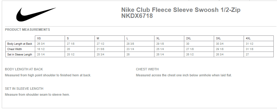 Nike Club Fleece Sleeve Swoosh 1/2-Zip- Navy, Dark Grey Heather, White