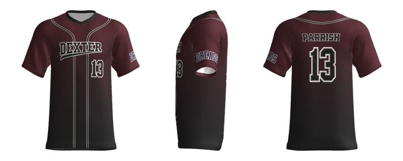 OPTIONAL TEAM GEAR - 2025 Pullover Maroon Game Jersey