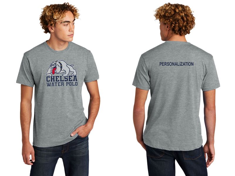 Unisex Next Level Short Sleeve Tee- Grey, Navy