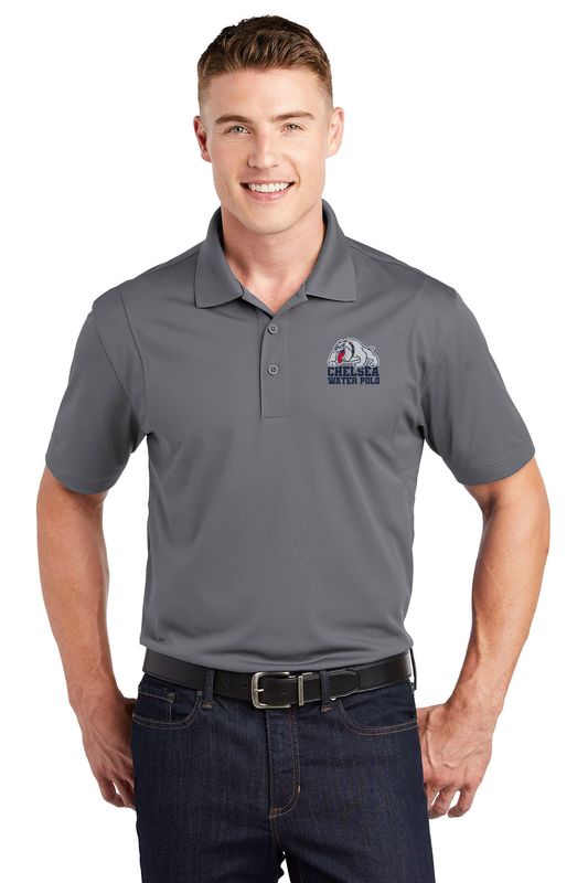 Men's Short Sleeve Polo- Grey, Navy
