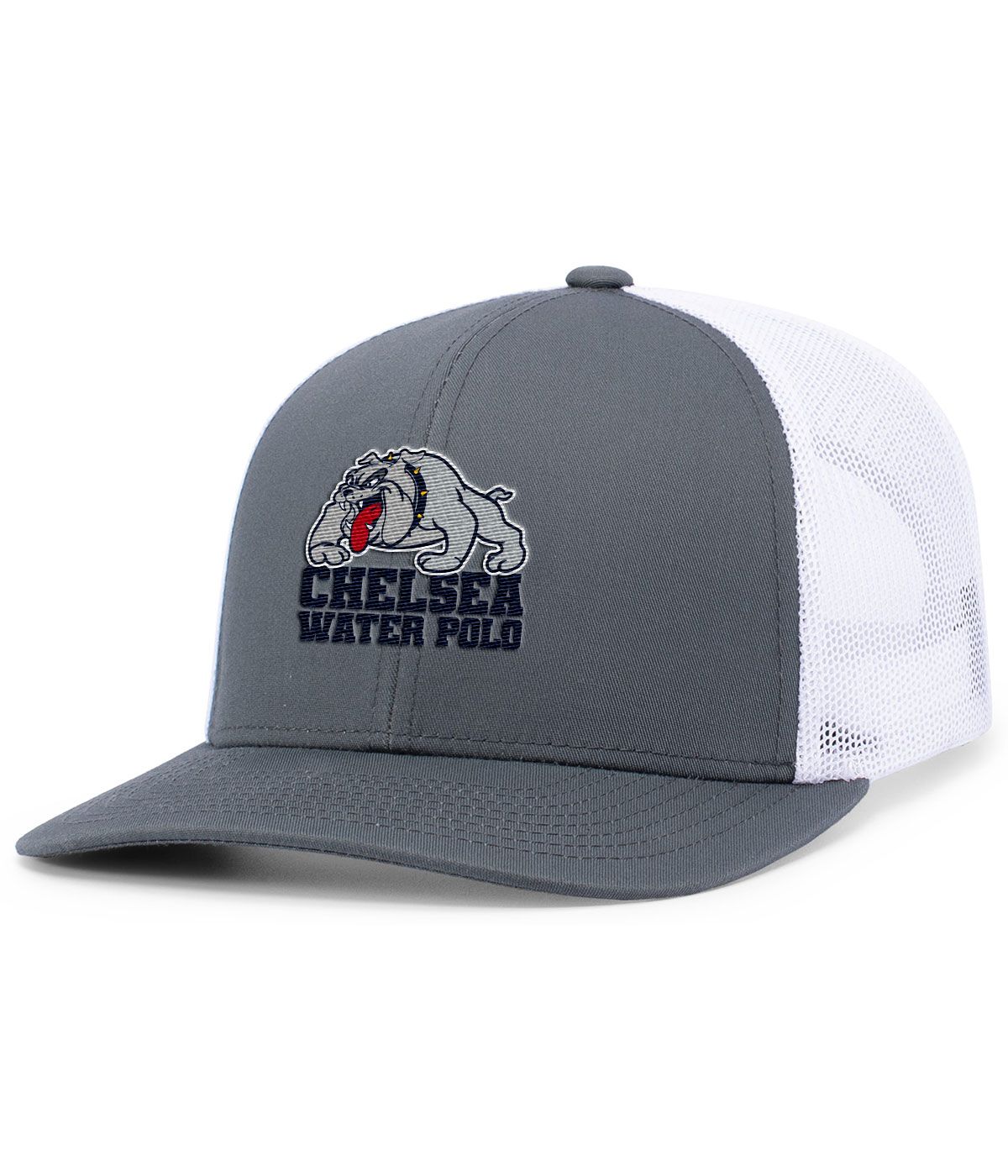 Trucker Snapback Cap (OSFA)- Navy/White, Grey/White