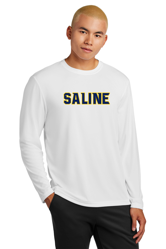 Adult Long Sleeve Performance- White