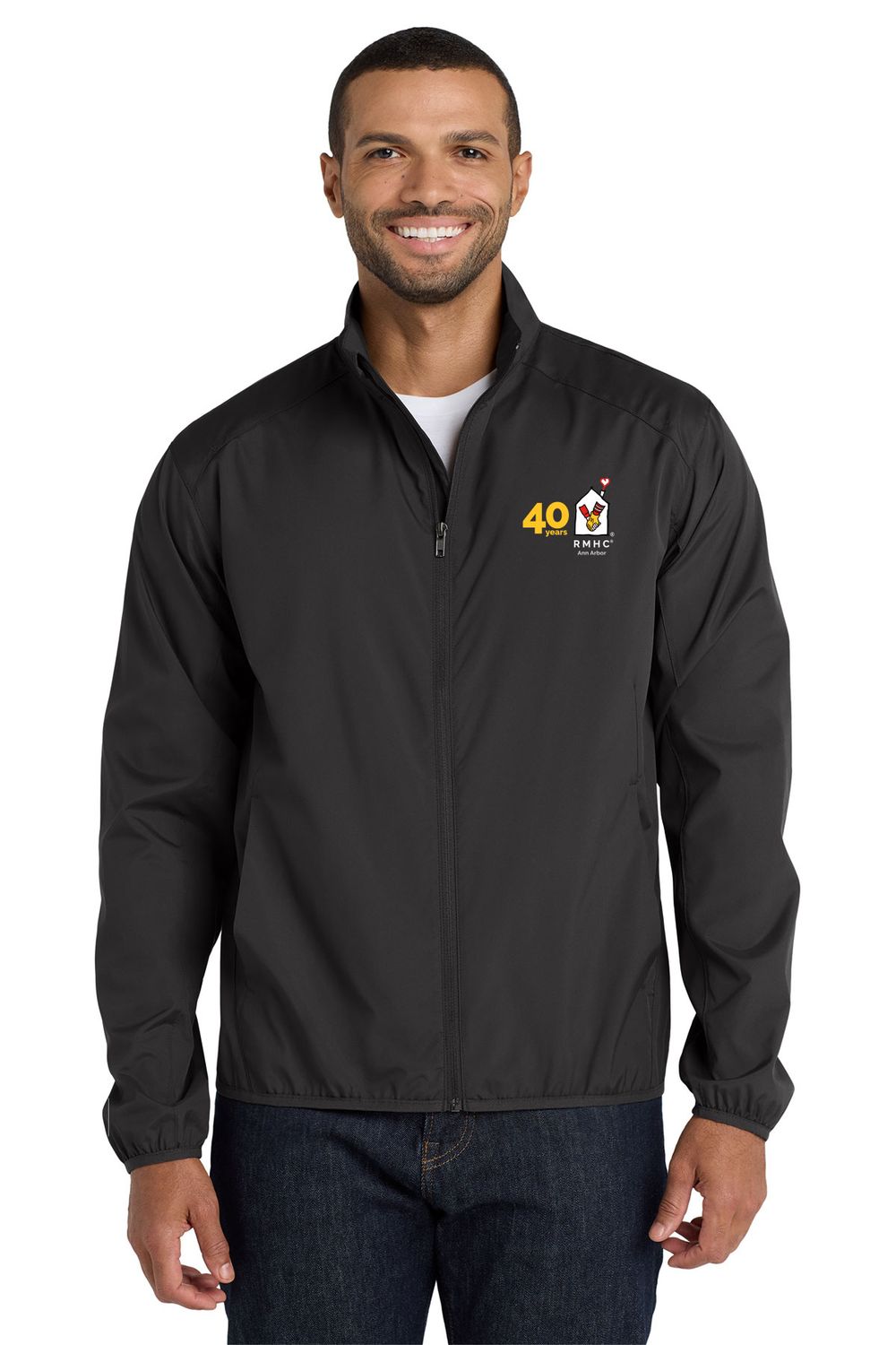 Port Authority Zephyr Full-Zip Jacket- Black