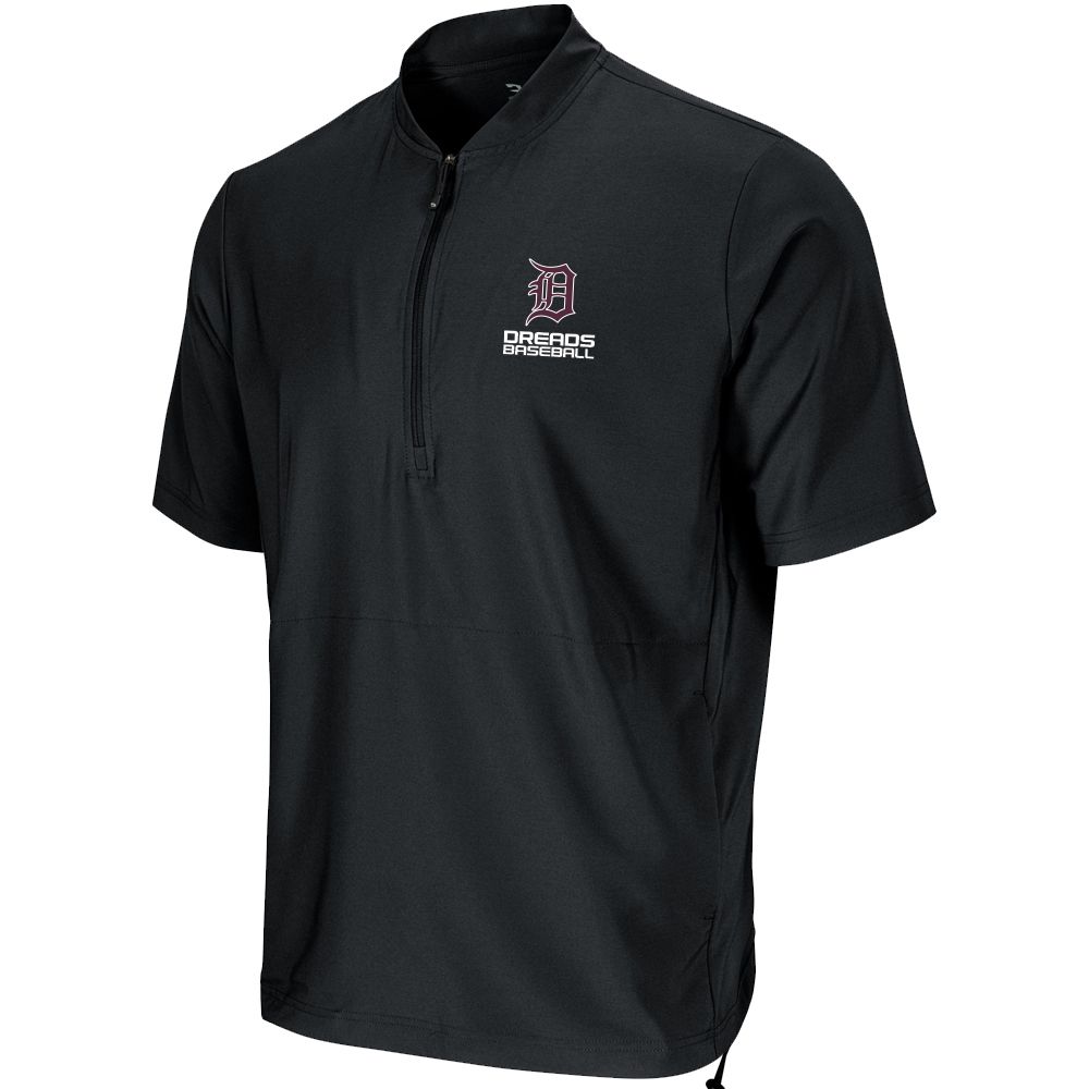 Sport-Tek Repeat 1/2-Zip Short Sleeve Jacket- Black