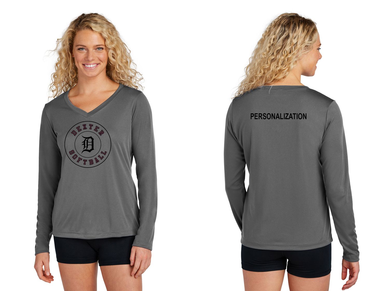 Women's Long Sleeve Performance T - Iron Grey Women's Long Sleeve Performance T - Iron Grey