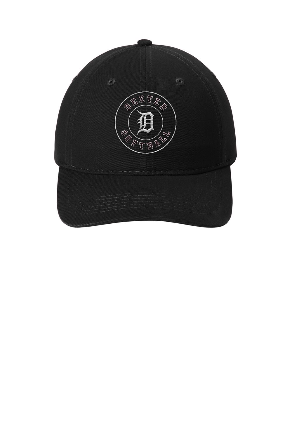 Brushed Twill Low Profile Cap -Maroon/Black Brushed Twill Low Profile Cap -Maroon/Black