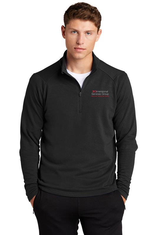 Sport-Tek Lightweight French Terry 1/4-Zip Pullover- Black, Heather Black