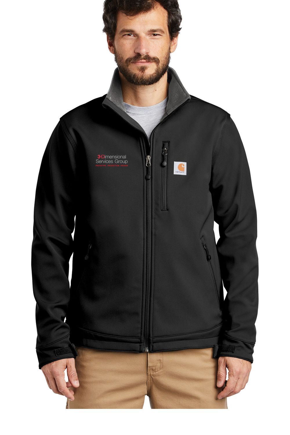 Carhartt Crowley Soft Shell Jacket- Black, Charcoal, Navy
