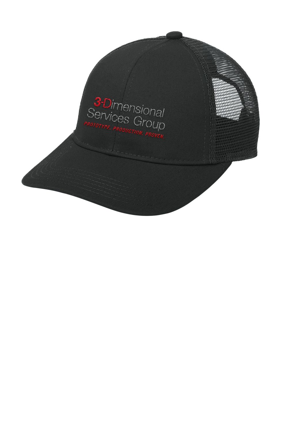 Port Authority Adjustable Mesh Back Cap- Black