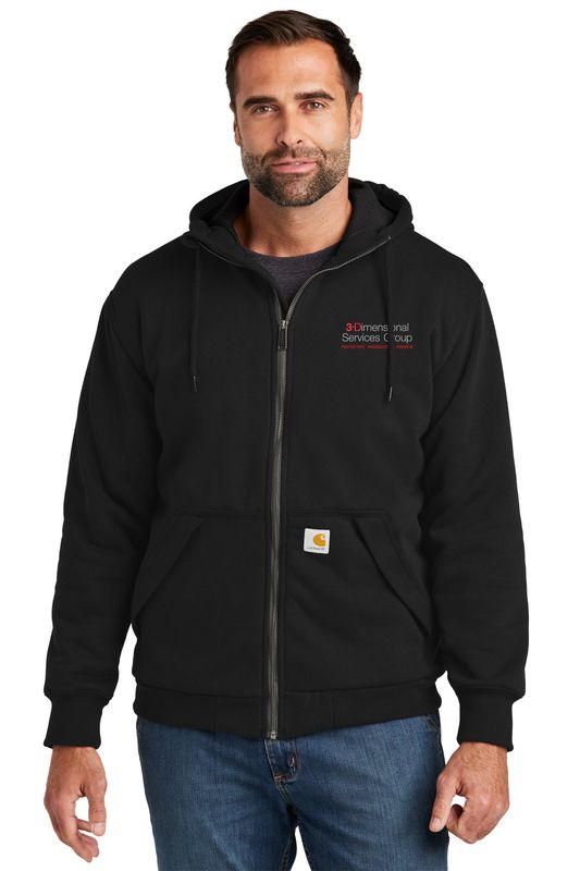 Carhartt Midweight Thermal-Lined Full-Zip Sweatshirt- Black, Carbon Heather, Navy