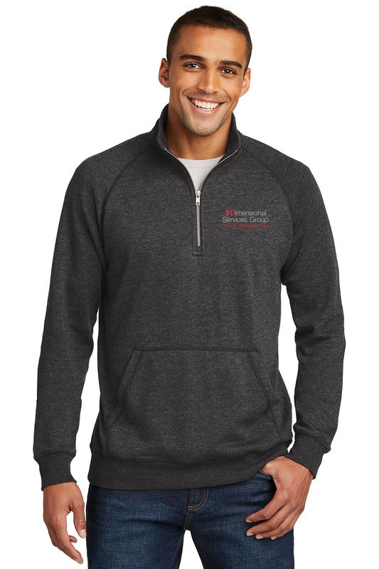 District Lightweight Fleece 1/4-Zip- Black, Grey, Navy