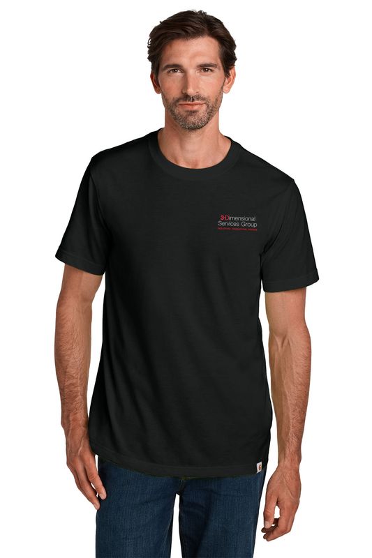 Carhartt Short Sleeve T-Shirt- Black, Carbon Heather, Navy