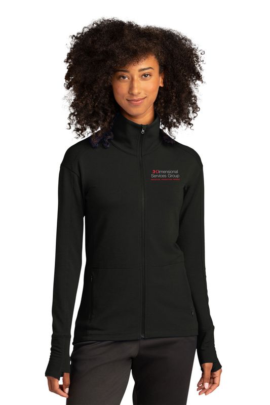 Sport-Tek Women's Sport-Wick Flex Fleece Full-Zip- Black, Dark Grey Heather, Light Grey Heather, Navy