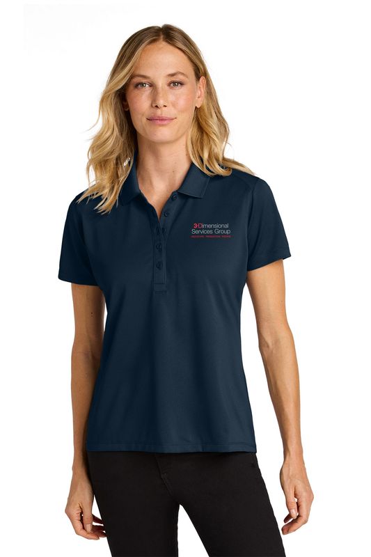 Port Authority Women’s Wearever Performance Pique Polo- Black, Navy, Storm Grey