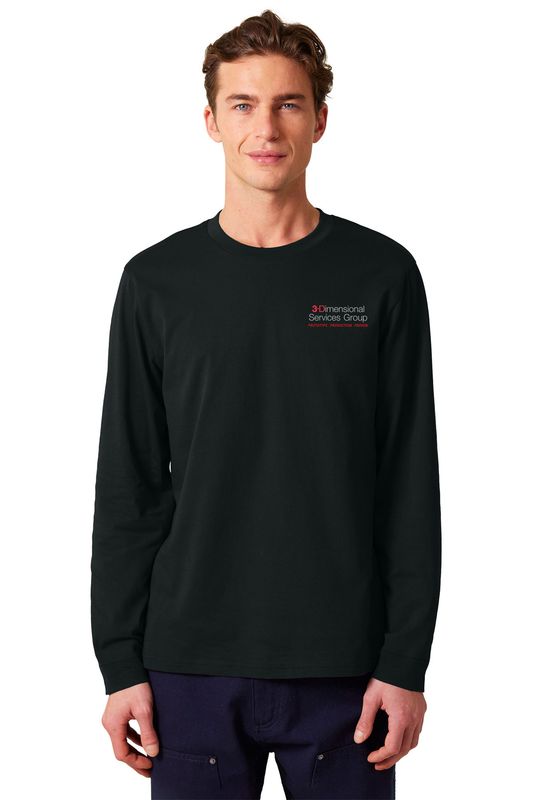 Stanley/Stella Unisex Creator Long Sleeve Tee- Black, Navy