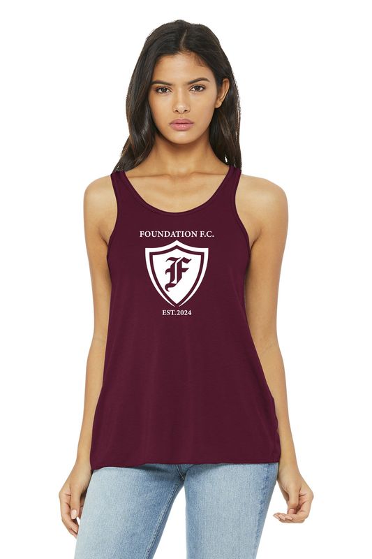 Women’s Bella+Canvas Racer Back Tank- Maroon, Black, Athletic Heather