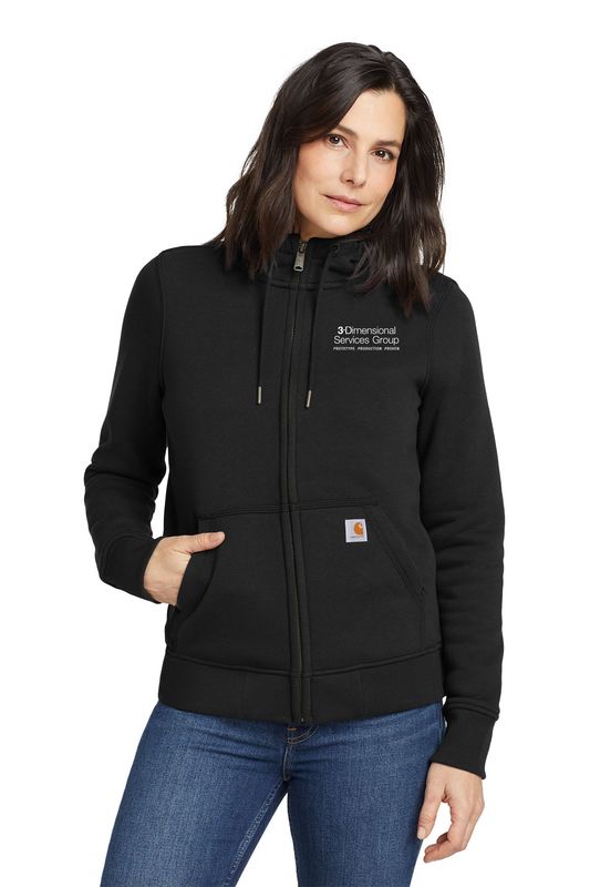 Carhartt Women’s Clarksburg Full-Zip Hoodie- Black, Navy, Carbon Heather