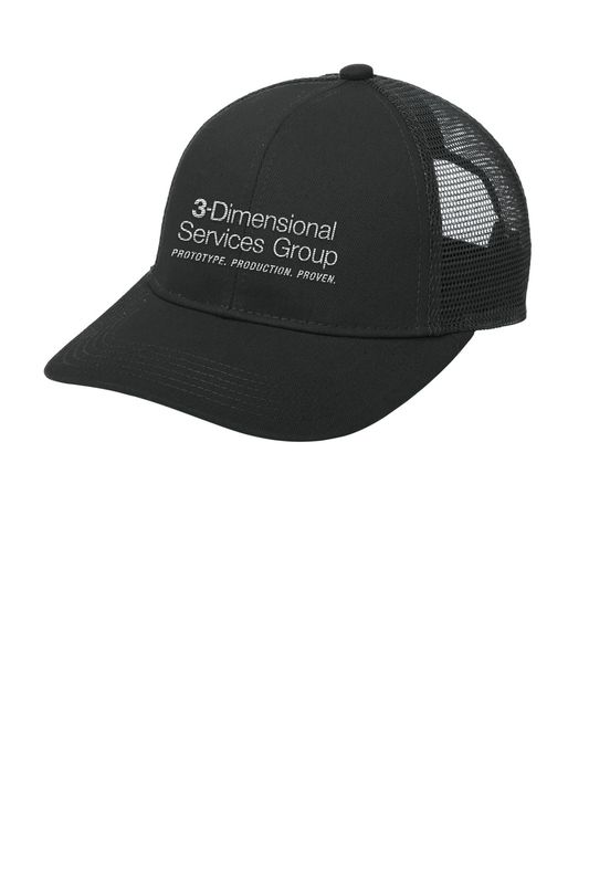 Port Authority Adjustable Mesh Back Cap- Black