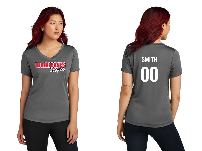 Women's Short Sleeve Performance T - Black/ Grey/ White