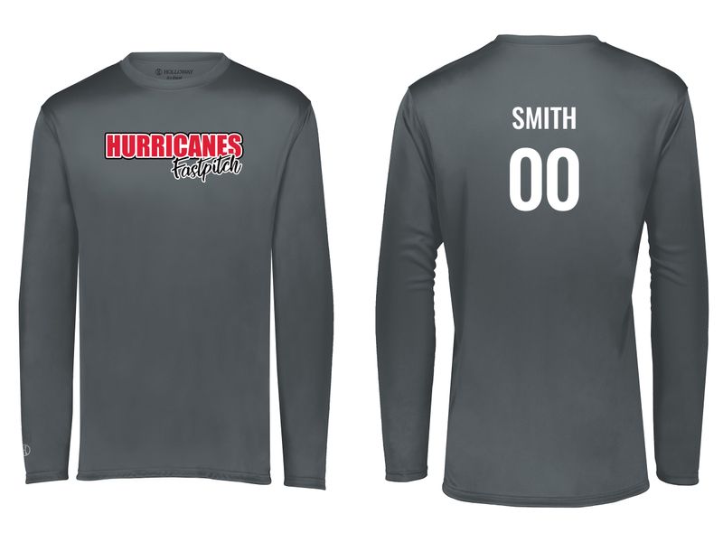 Momentum Long Sleeve Tee- Black, Graphite, White