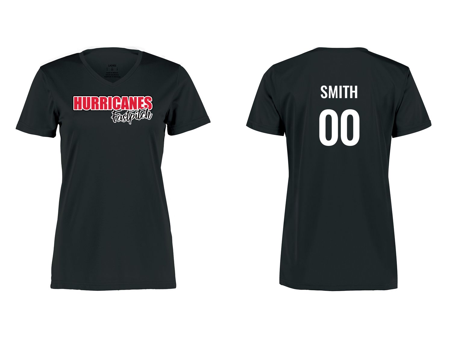 Ladies Nexgen Wicking Tee- Black, Graphite, White