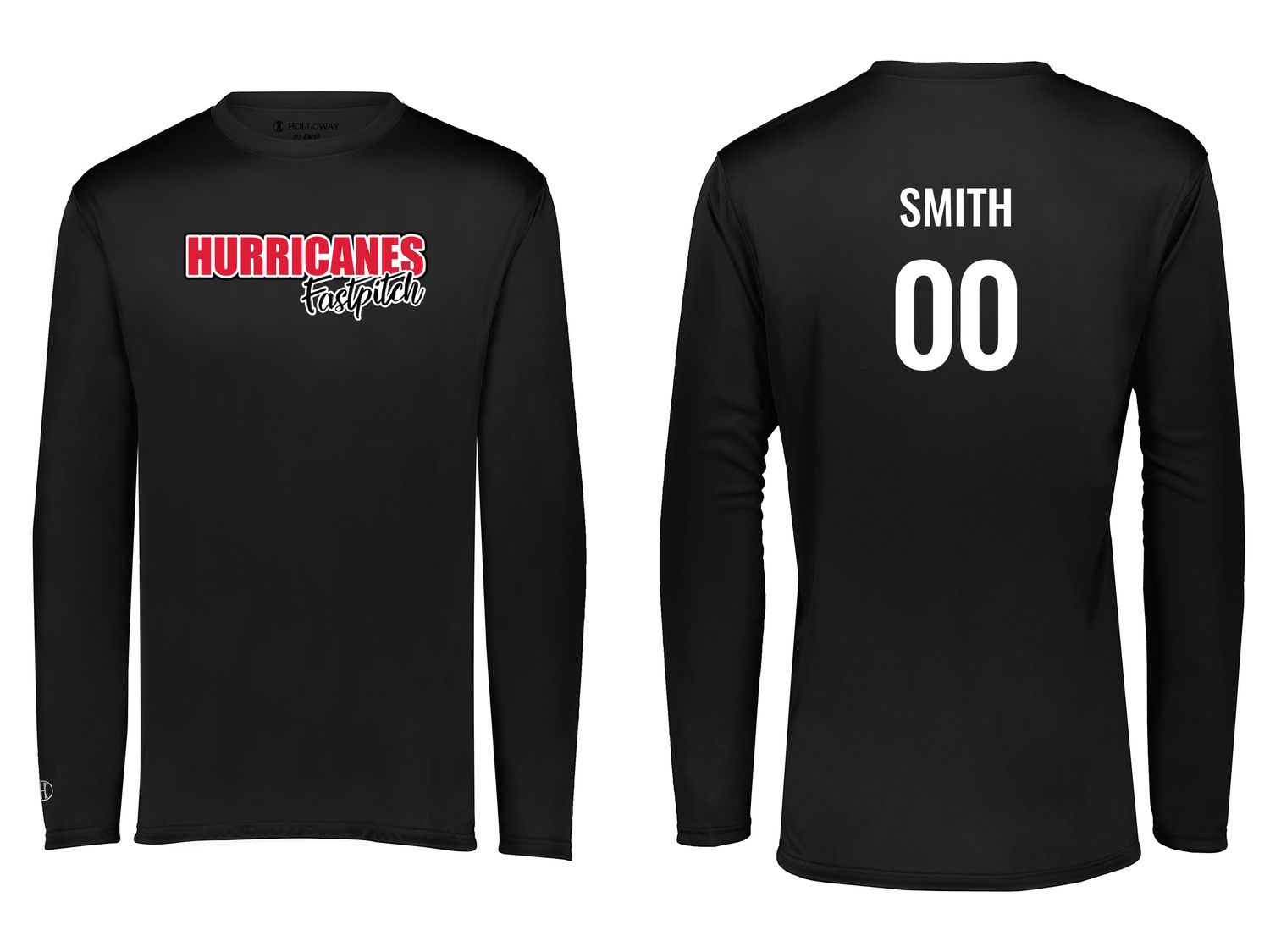 Momentum Long Sleeve Tee- Black, Graphite, White