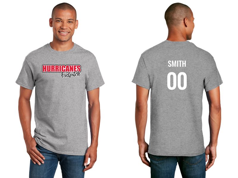 Unisex Soft Cotton Short Sleeve T-Shirt - Black/ Athletic Grey/ White