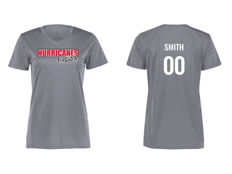 Ladies Nexgen Wicking Tee- Black, Graphite, White