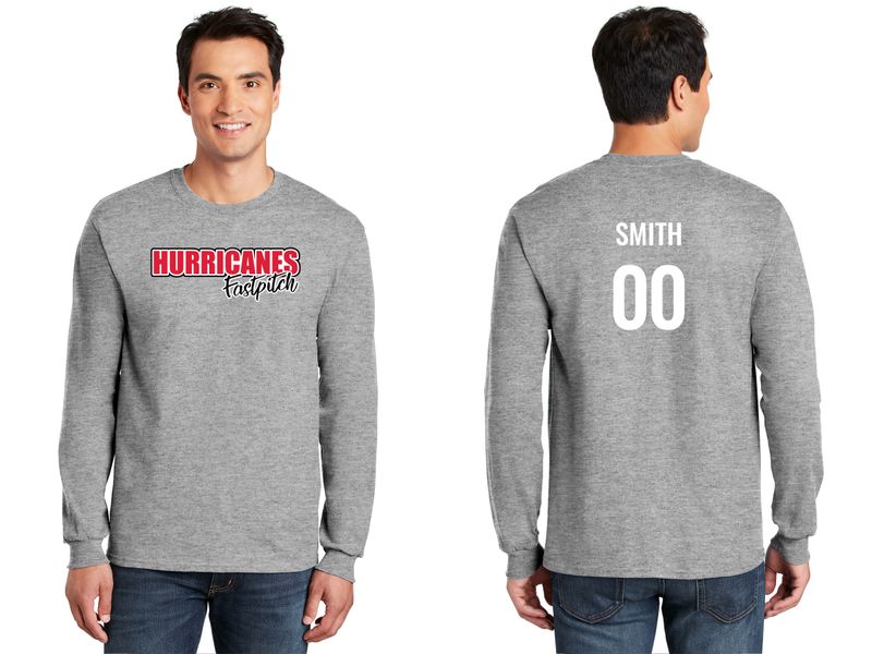 Unisex Soft Cotton Long Sleeve T-Shirt - Black/ Sport Grey/ White